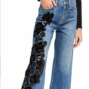 7 for all mankind Alexa embroidered jeans